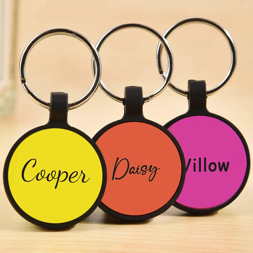 Custom Dog ID Tag Personalized Dog Cat Collar Address ID Tags for Dogs Cats With Free Engraving Pet Anti-lost ID Tag