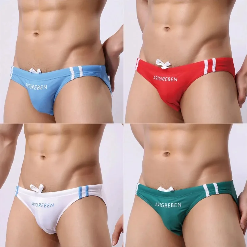 

Sexy Men Swim Thong Swimwear Mini Briefs Bikini Swimming Trunks for Boys Swimsuit Bathing Suit Beach Short Gay
