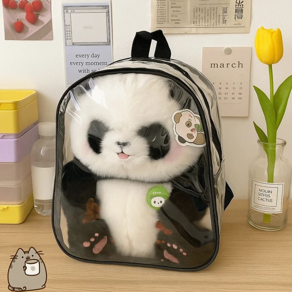 

Durable PVC Storage Bag Transparent Material Portable Transparent Display Box Lightweight Dustproof Dustproof Case Office Use