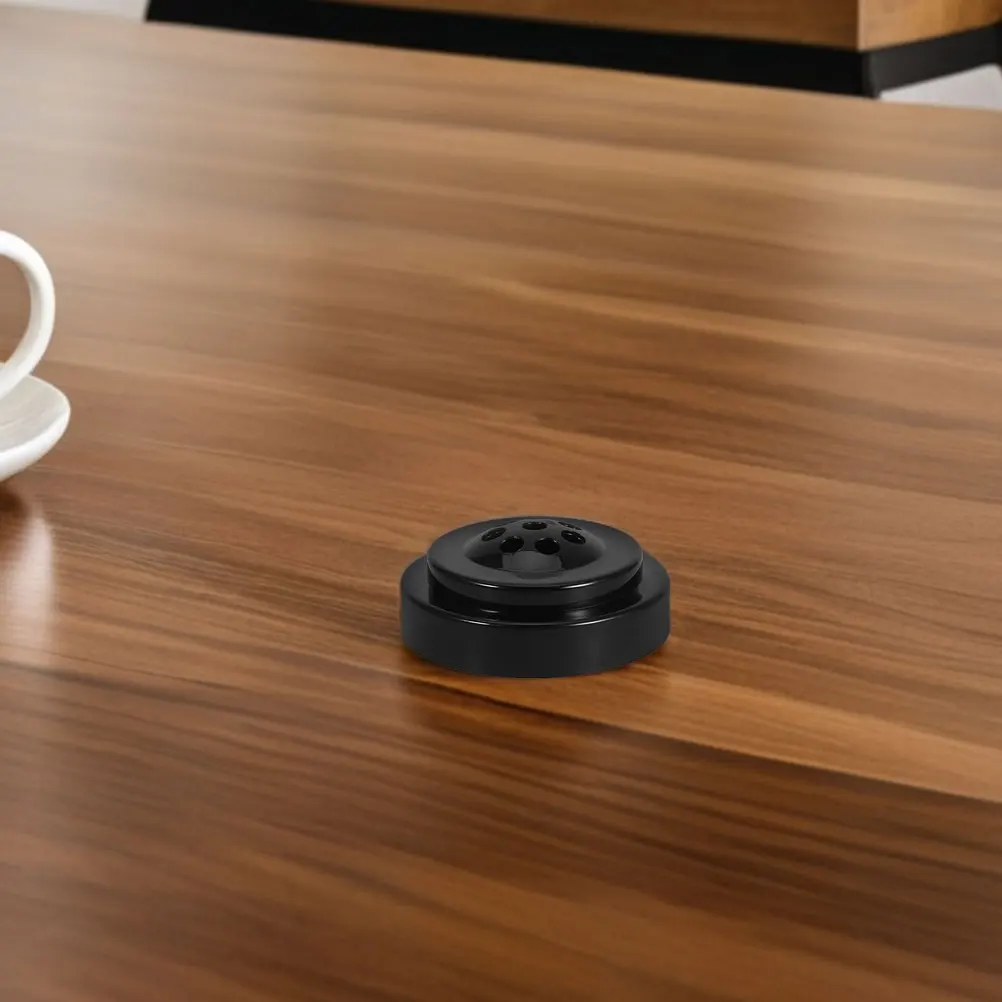 

6 Pcs Flagpole Base Holder Mini Desk Support Stable Plastic 8 Holes Meeting Room Small Table Flag Stand