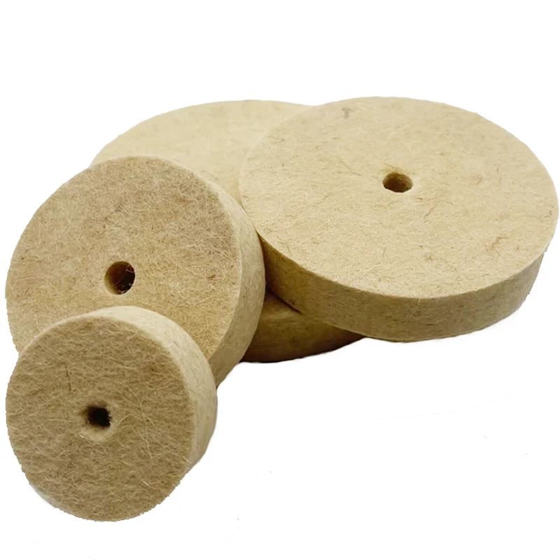 Drill Grinding Wheel Buffing Wheel Felt Wool Polishing Pad Abrasive Disc For Bench Grinder or Die Grinder Rotary Tool