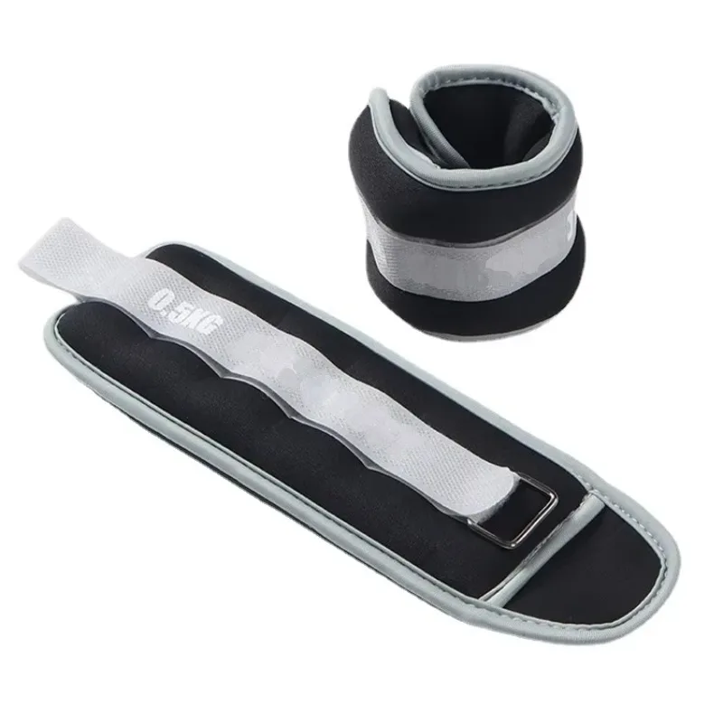 Adjustable Sandbag Ankle Wrist Weight Bangles Ankle Weights Load Bearing Wristband Worn on the Wrist