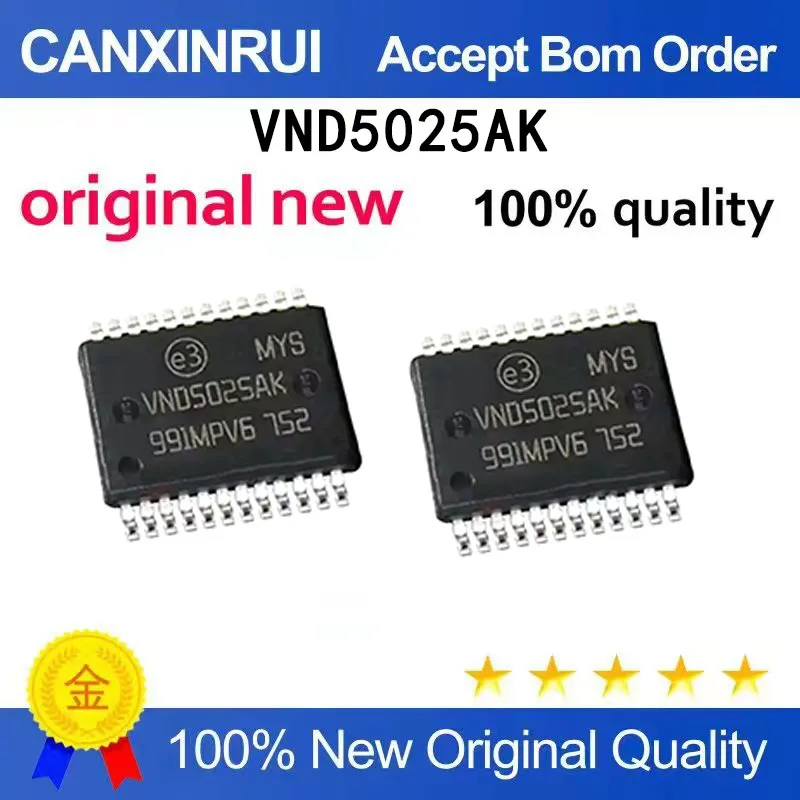 (5pcs-100pcs）VND5025AK VND5025 SSOP24 Automotive Computer Board Control Turn Signal Chip IC