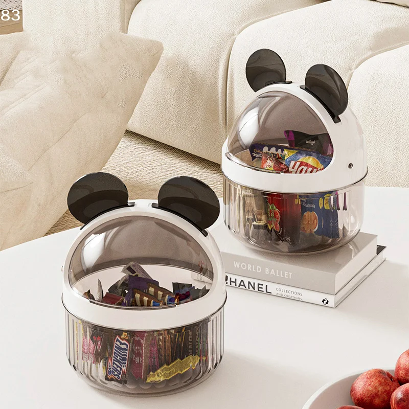 

Desktop Cartoon Snack Storage Box With Lid, Front Desk Coffee Snack Gift Box, Office Dormitory Wastebasket, Trash Can