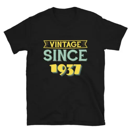 Vintage Since 1937 Limited Edition Unisex T-Shirt