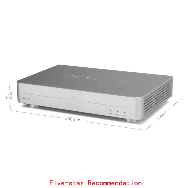 LHY-20 RPI Pro Hi-Fi Network Streamer/Bridge Raspberry Pi CM4 OCXO Clock SFP Fiber Port, Roon Bridge/HQPlayer NAA/UPnP/AirPlay