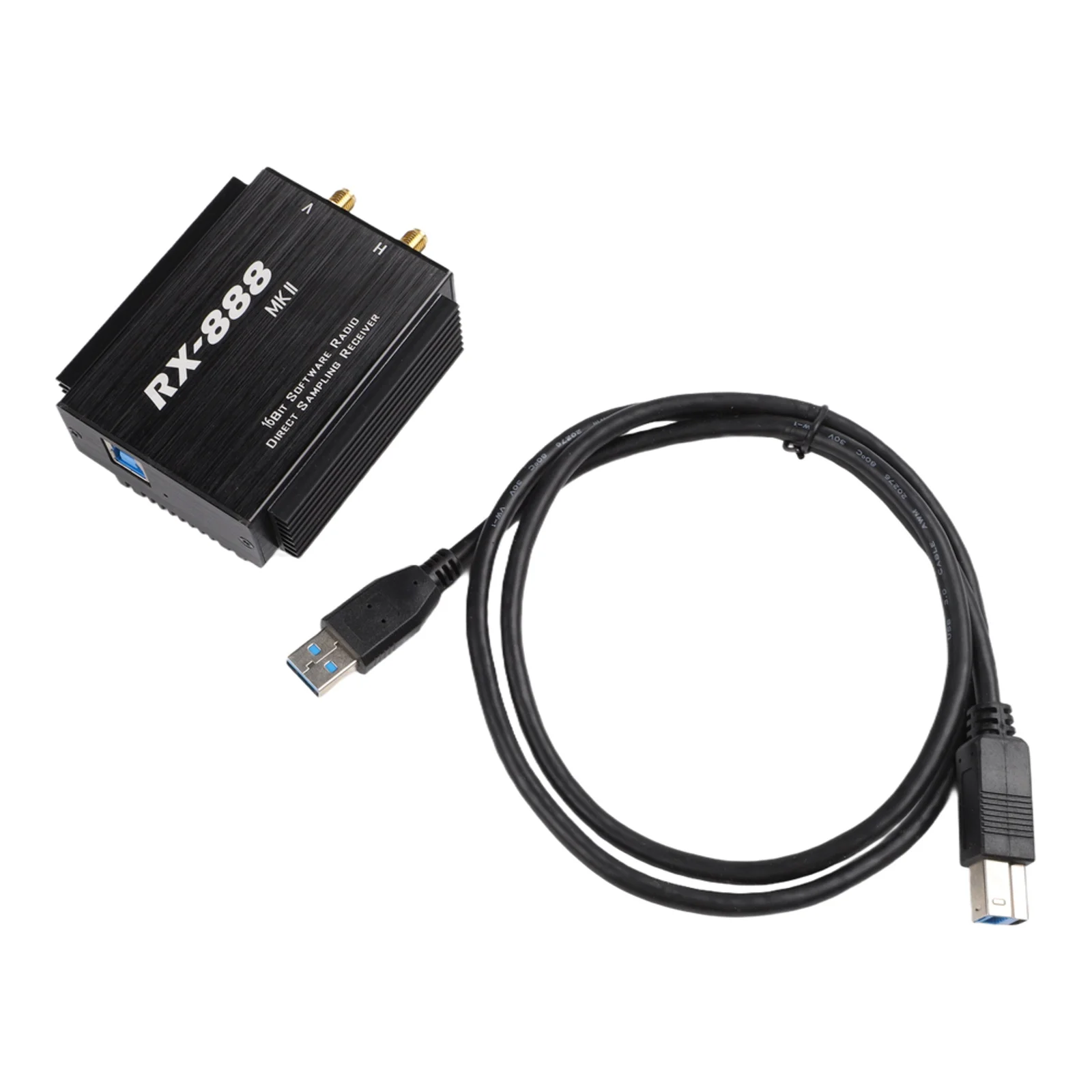 RX-888 MKII Radio Receiver 16Bit HF Path Ham Radio Receiver LPF LTC Bit ADC RF Front End Radio Receiver LTC2208