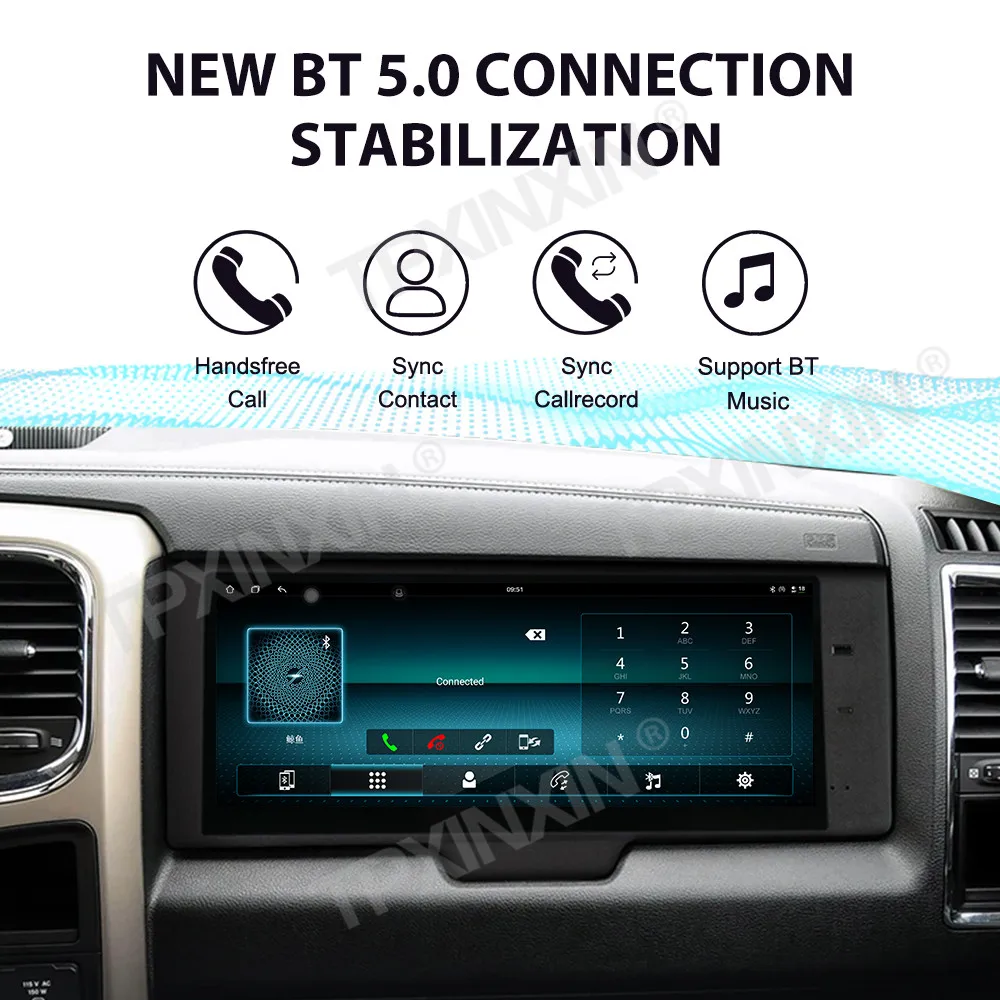 17 "أندرويد 13.0 شاشة مساعد الطيار اللمس ل دودج رام 1500 2500 2013-2018 مشغل وسائط متعددة راديو السيارة ستيريو نظام تحديد المواقع نافي رئيس وحدة