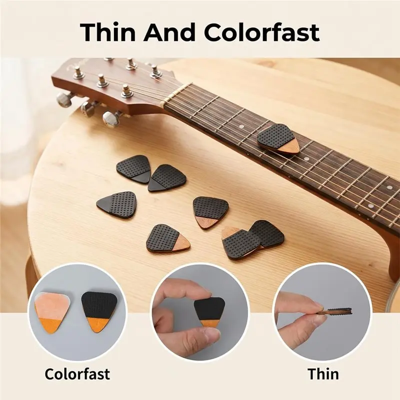 Guitar Picks Grips Non-Slip Guitar Flat Picks Grip For Stop Dropping Your While Playing