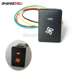 12V Car Orange LED Light Exhaust Vent Fan Switch Power On Off Button For Toyota Camry Prius Corolla PRADO RAV4