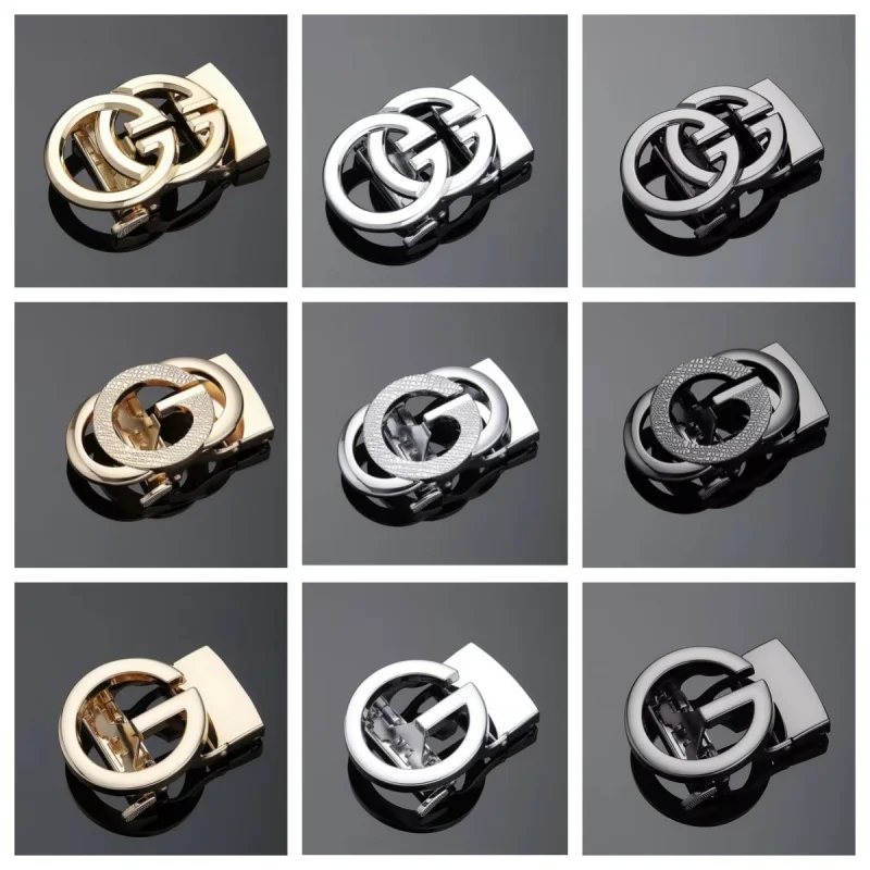 أبازيم معدنية منزلقة متطابقة مع مشبك حزام 3.4 سم لأحزمة السقاطة مقاس 3.4 سم حرف G #2