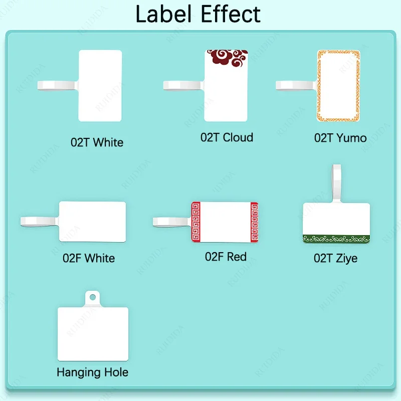 Niimbot Thermal Jewelry Label Paper for B1 B21 B3S B203 Label Printers Waterproof Ornaments Glasses Sticker Label Tape