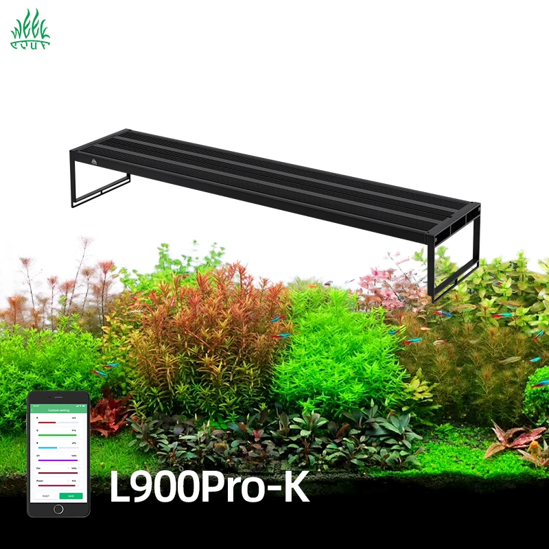 L900K Pro 90cm Full Spectrum APP Controls Color Changing Led Aquarium Lights Aquatic Plants Fish tank Landscape Light