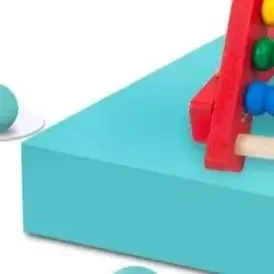 1Pcs Children's Early Education Colorful Calculation Rack Ten Wooden Toys Montessori Teaching Aids Abacus Rack Gift