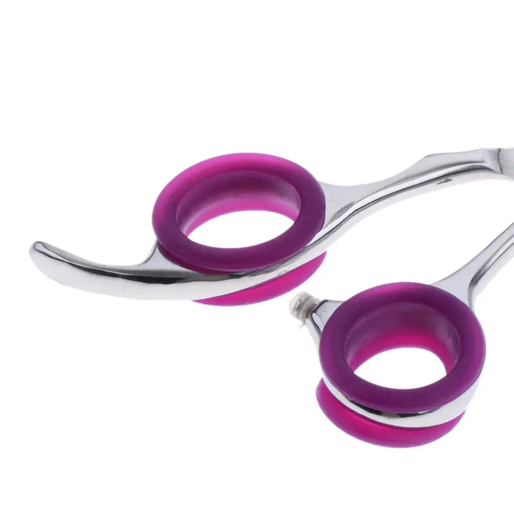 Finger Inserts for Shears Ergonomic Silicone Scissors Grips for Hairdressing Cutting Tools and Kits
