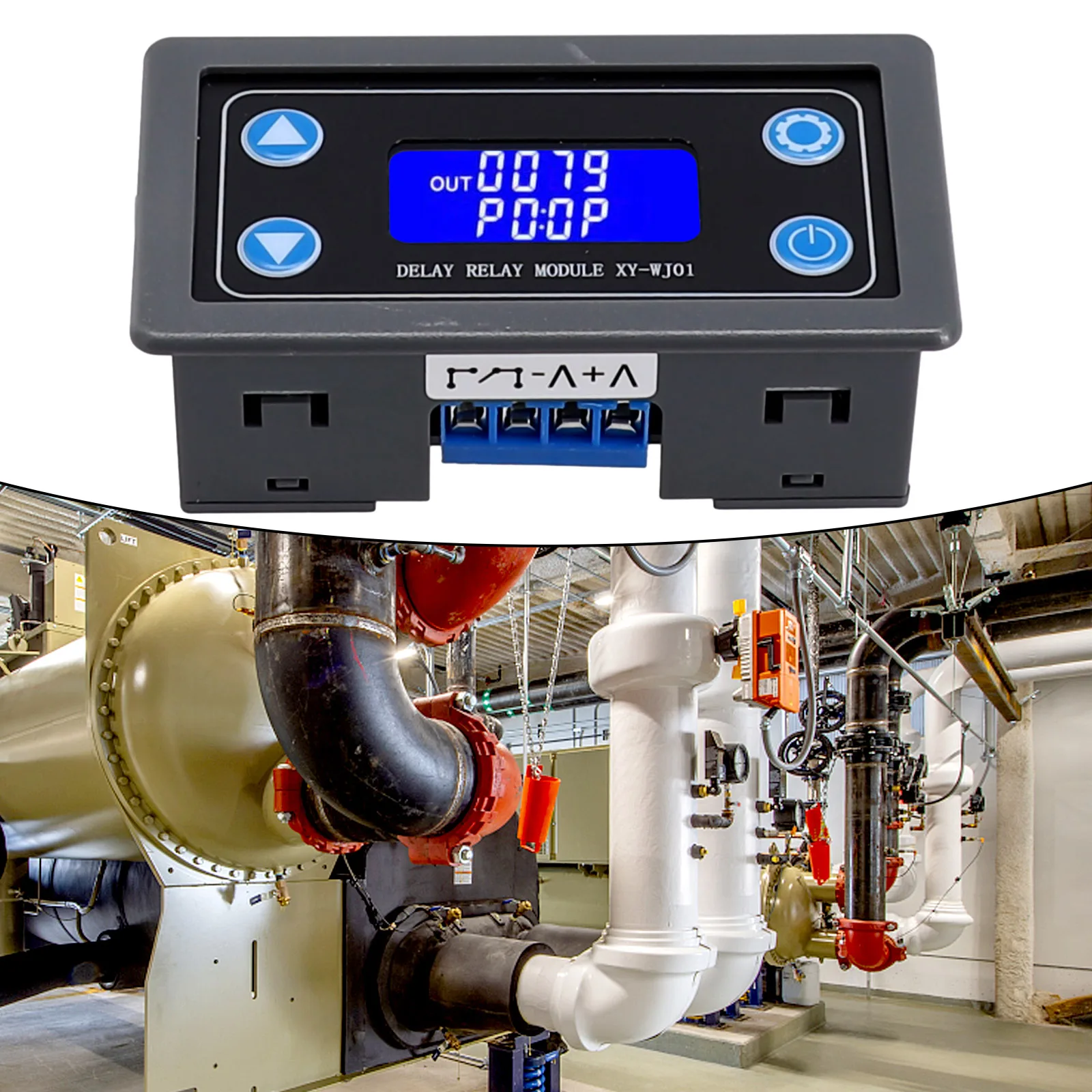 Long Service Life and Reverse Connection Protection Enabled Digital Delay Relay Module with Optocoupler Isolation