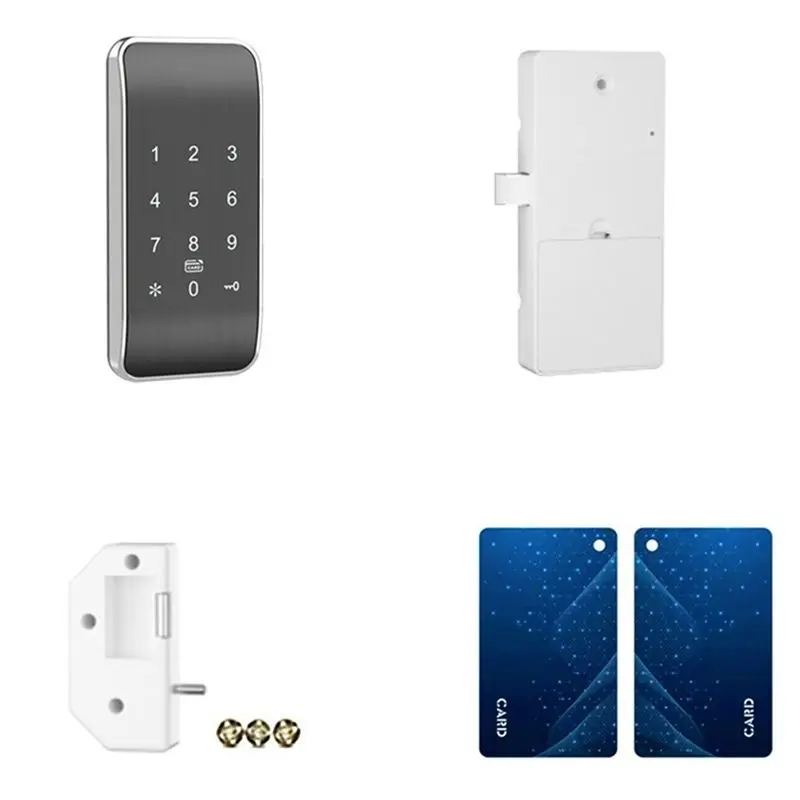 

Беспроводной цифровой замок для шкафчиков с функцией контроля доступа, считывателем телефонов/RFID/карт и вводом пароля (модель Feb.Wireless)