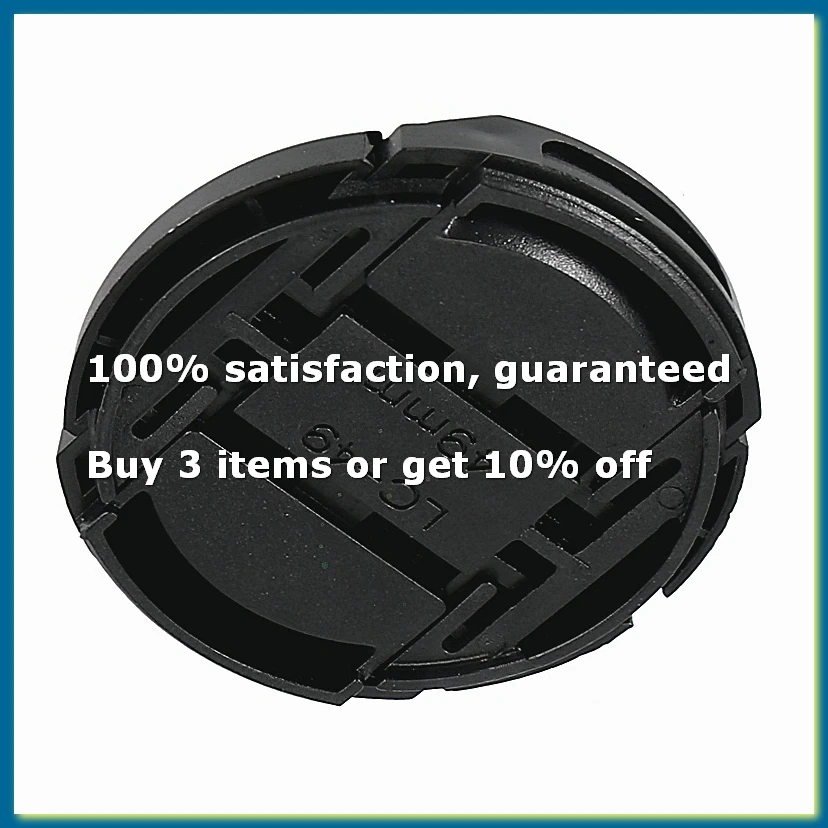 Univeral 49mm Center Pinch Front Lens Cap for DSLR Camera-A62I