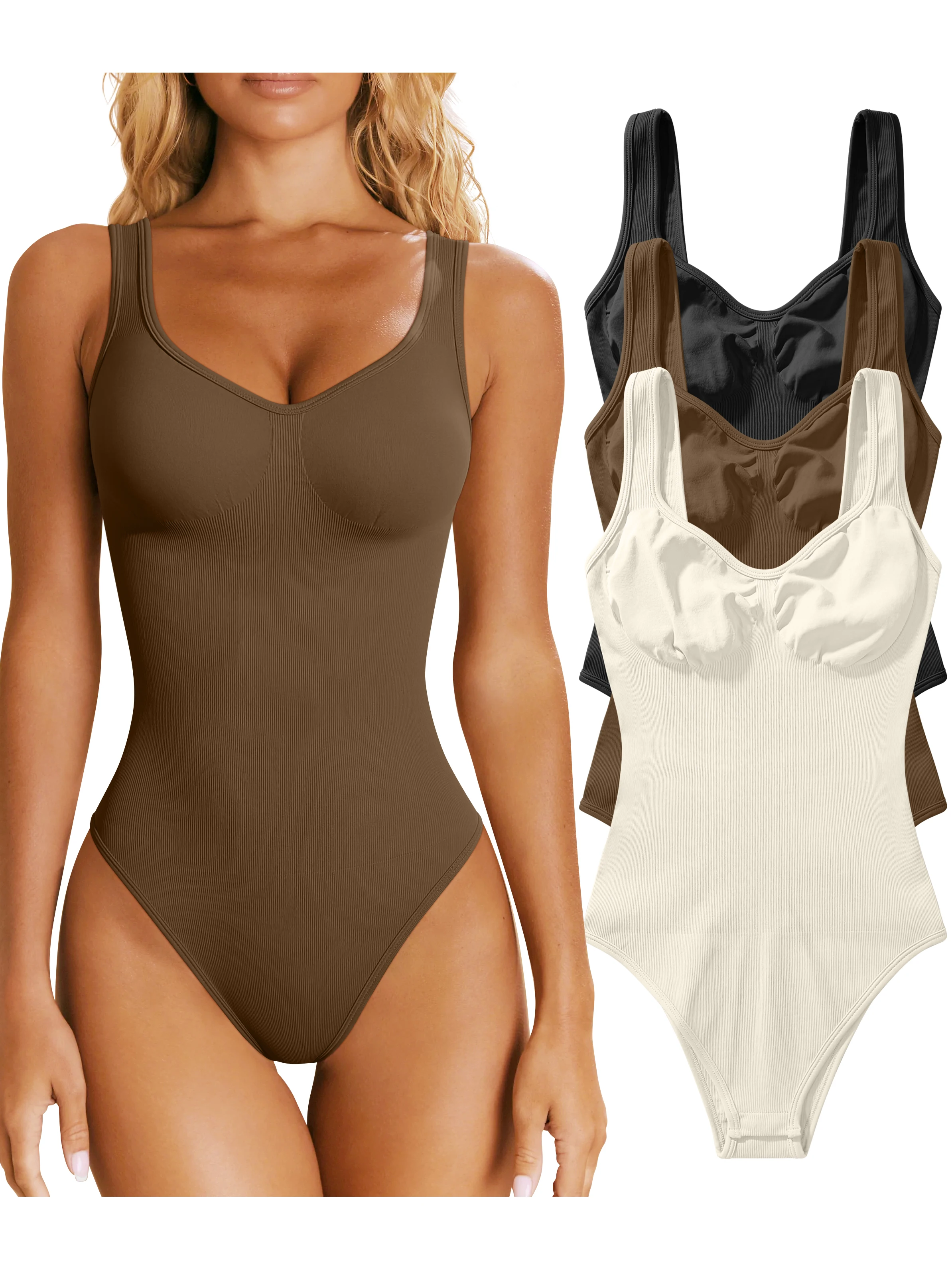 Style Sexy Casual Ladies Jumpsuit Bandage Backless Seamless Hot Spring Vacation Women\'s Bodysuit