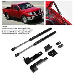 For 2004-2018 Nissan Frontier Navara D40 Pathfinder Xterra  Front Engine Hood Gas Struts Shock Lift Supports