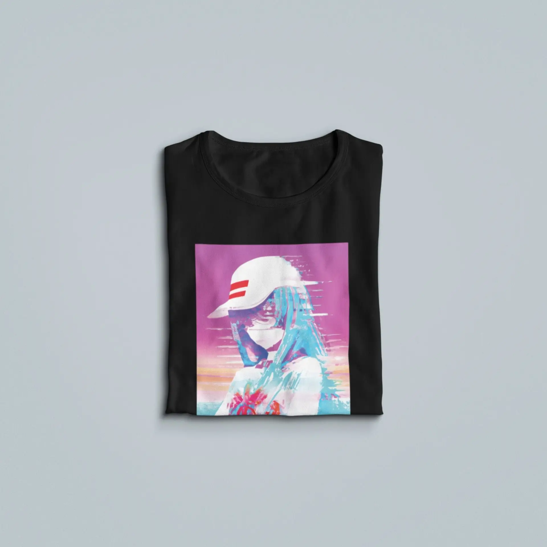 Glitch Anime T Shirt Kawaii Vaporwave Otaku Harajuku Japanese Aesthetic Pastel s Edgy y2k Techwear Culture