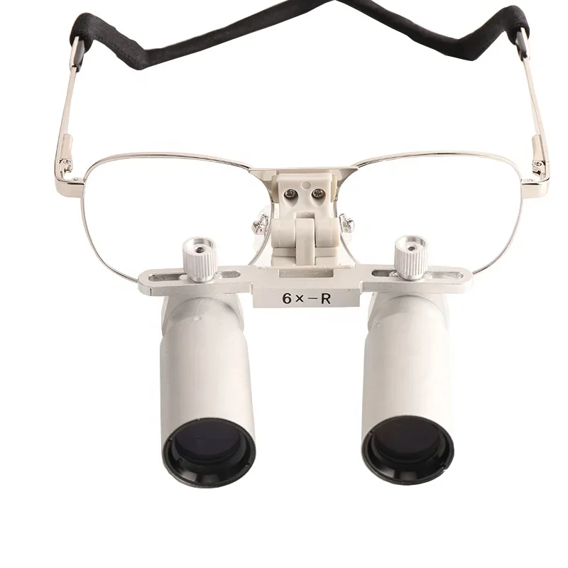 YUYO Lupas binoculares Gafas 6X Lupa Kepler Uso para operaciones quirúrgicas con caja