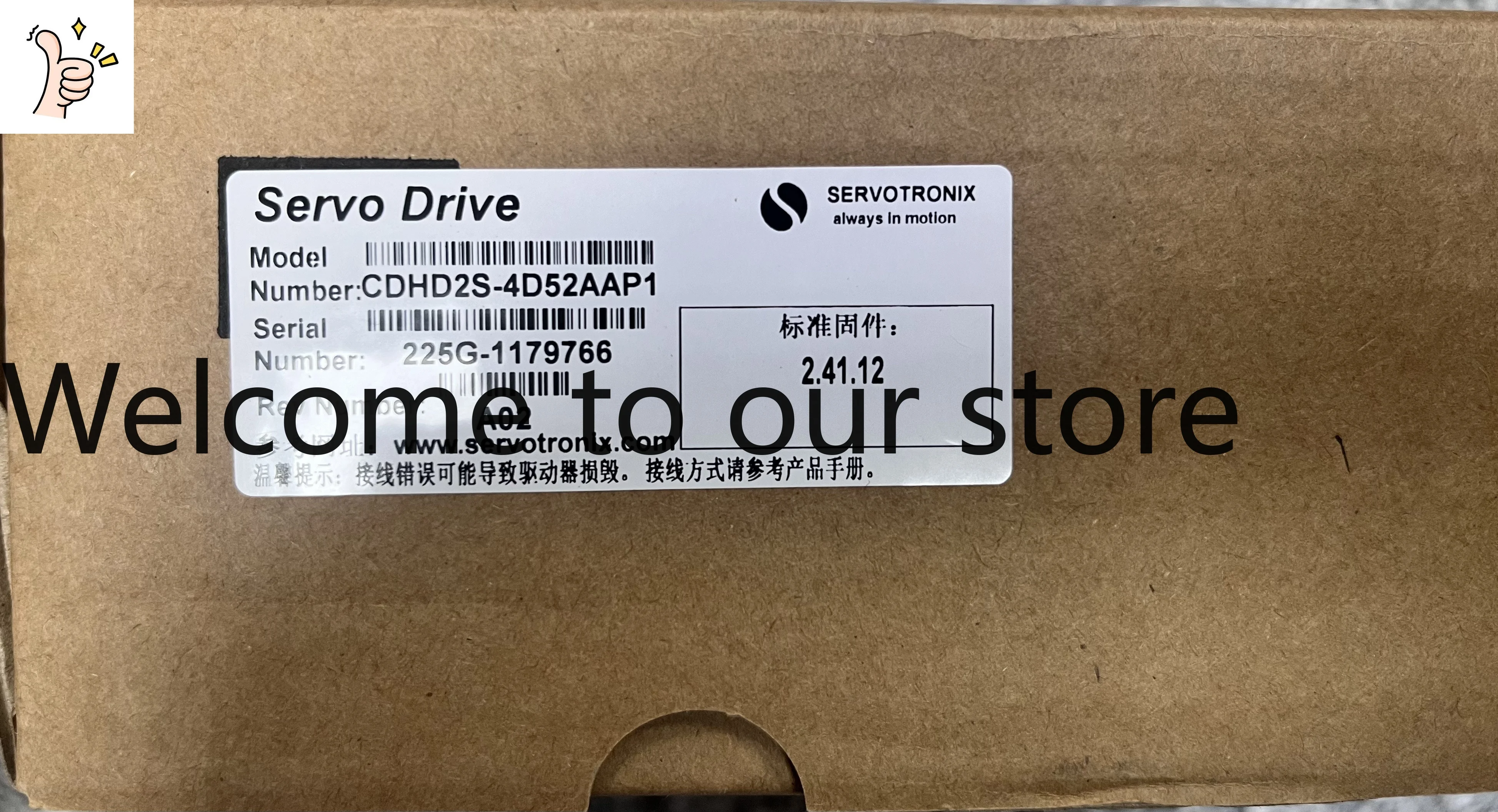 New Original SERVOTRONIX High-tech Servo Driver CDHD2S-4D52AAP1 With Original Packaging Box
