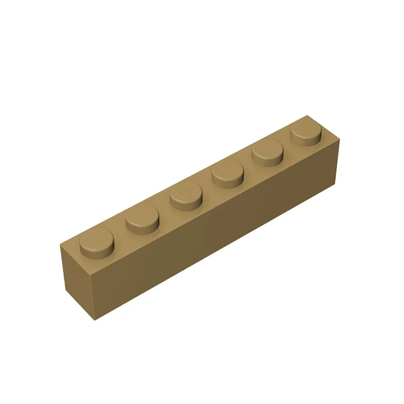 Gobricks GDS-535 Ziegel 1 x 6, kompatibel mit Lego 3009 Teilen, technischen DIY-Bausteinen für Kinder