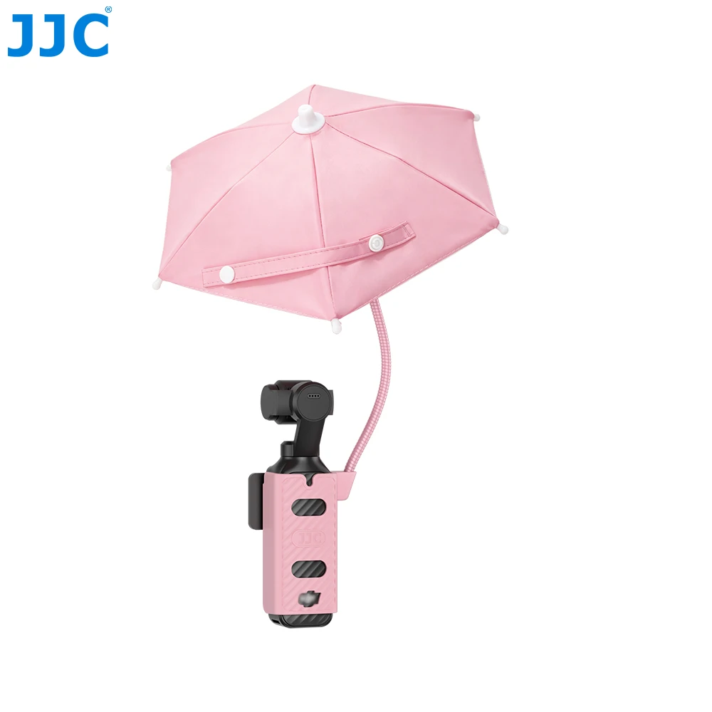 JJC Portable Umbrella Waterproof Outdoor Sun Shade Mount for Dji Osmo Pocket 4P 4 3 Wide 25cm Umbrella Sunlight Rain Protection