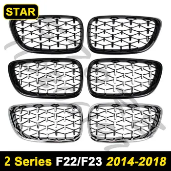 עבור 2014-2018 F22/F23 סדרה 2 BMW 218i 220i 230i M240i 218d 220d פגוש רשת ראסינג כליות גריל 10 best sales m240i - №7