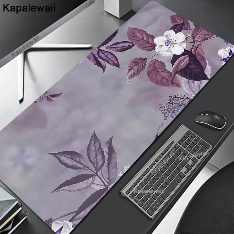 

Kawaii Anime Anime Mouse Pad PC Accessories Colorful Plant Gamer Mousepad XXL Keyboard Rug Laptop Gaming Rubber Desk Mat