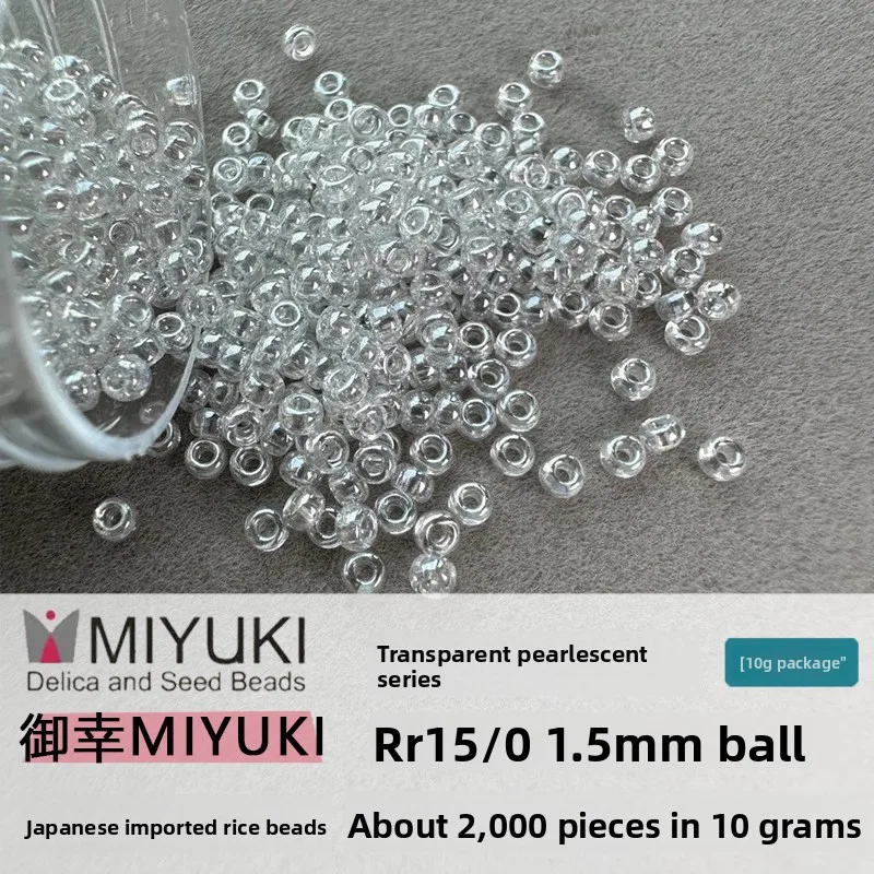 

MIYUKI 1,5 мм жемчужный стеклянный бисер оптом для DIY браслета, ожерелья, ювелирных изделий, принадлежностей для рукоделия