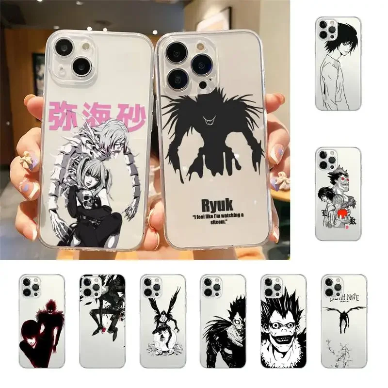 Manga Death Note Ryuk Phone Case For Iphone 7 8 Plus X Xr Xs 11 12 13 15 Mini 14 Promax Case