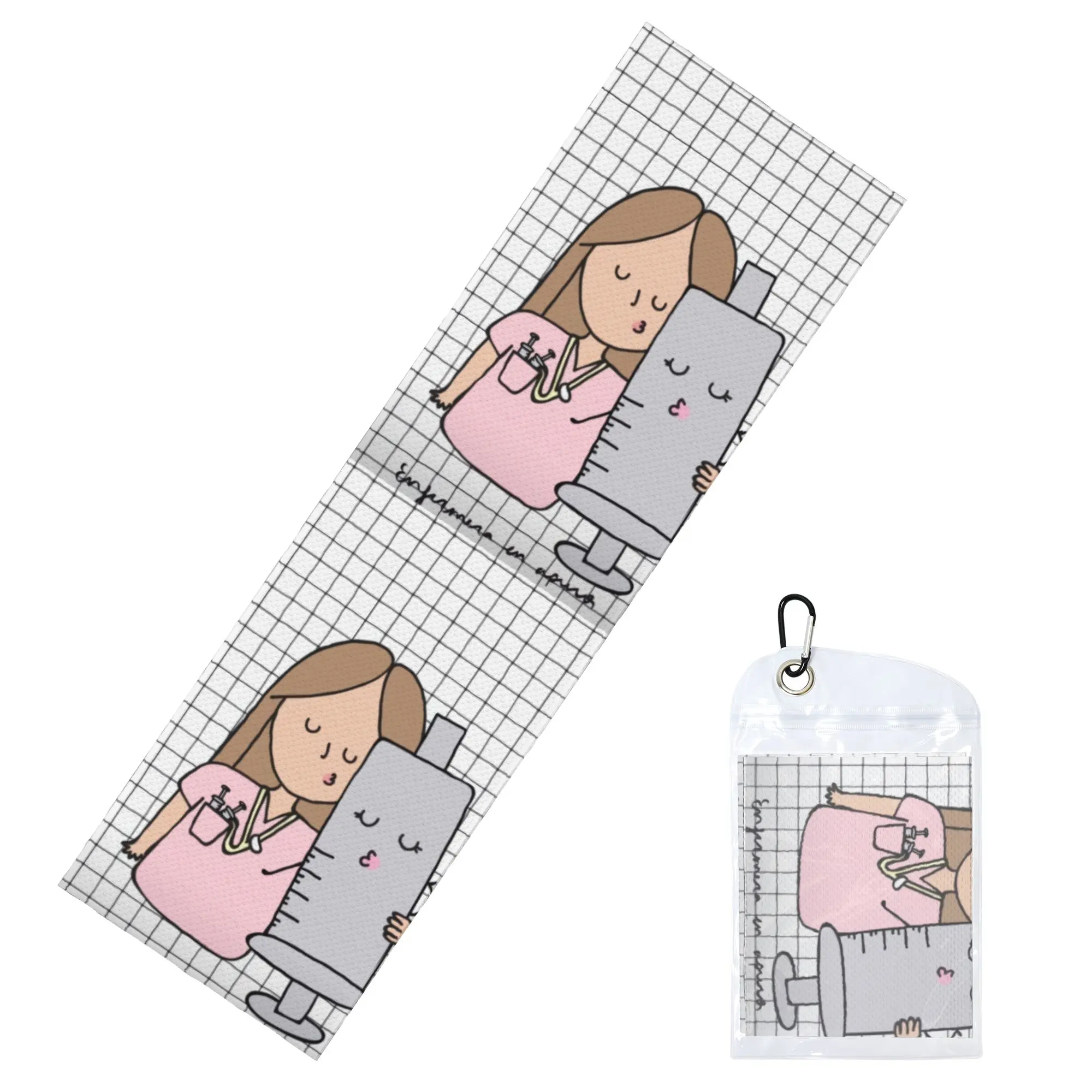 Enfermera En Apuros Doctor Nurse Medicine Cold Exercise Towel  Yoga And Fitness Running Outdoor Activities Travelling Towels
