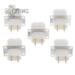 5Pcs Electronic Microwave Oven Magnetron 4 Filament Pin Sockets Converter Home