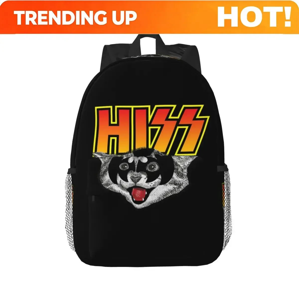 Custom Bag Kiss Band Logo With Members Backpack Student Boys Girls BookBag Children School Bag Computer Shoulder Bags For Men Wo