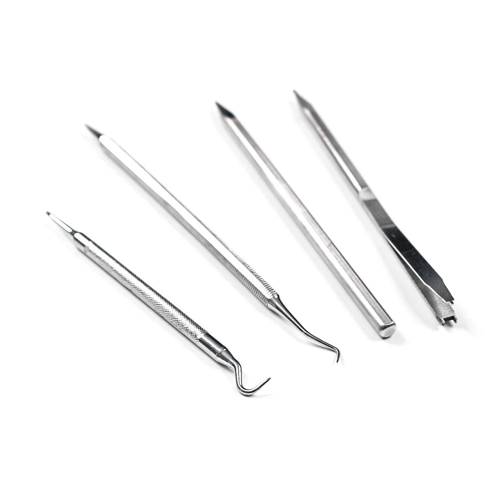 

4pcs Dental Opener Tool for Opening Orthodontic Self Ligating Passive Bracket Brace Dentist Instrument Tool Stainless Steel