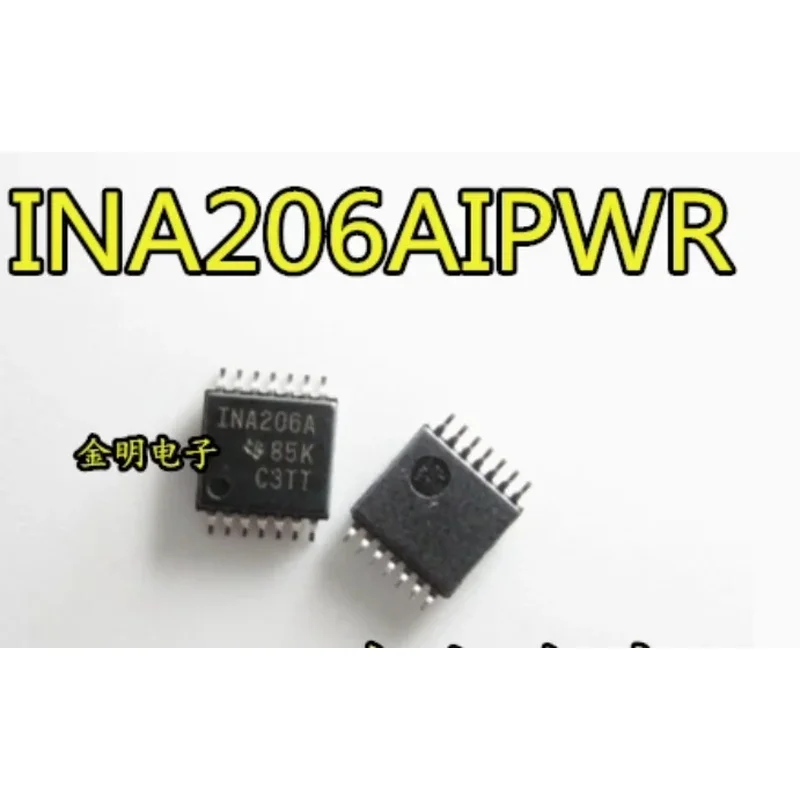 6PCS INA206AIPWR TSSOP-14, 100% new original SMD.