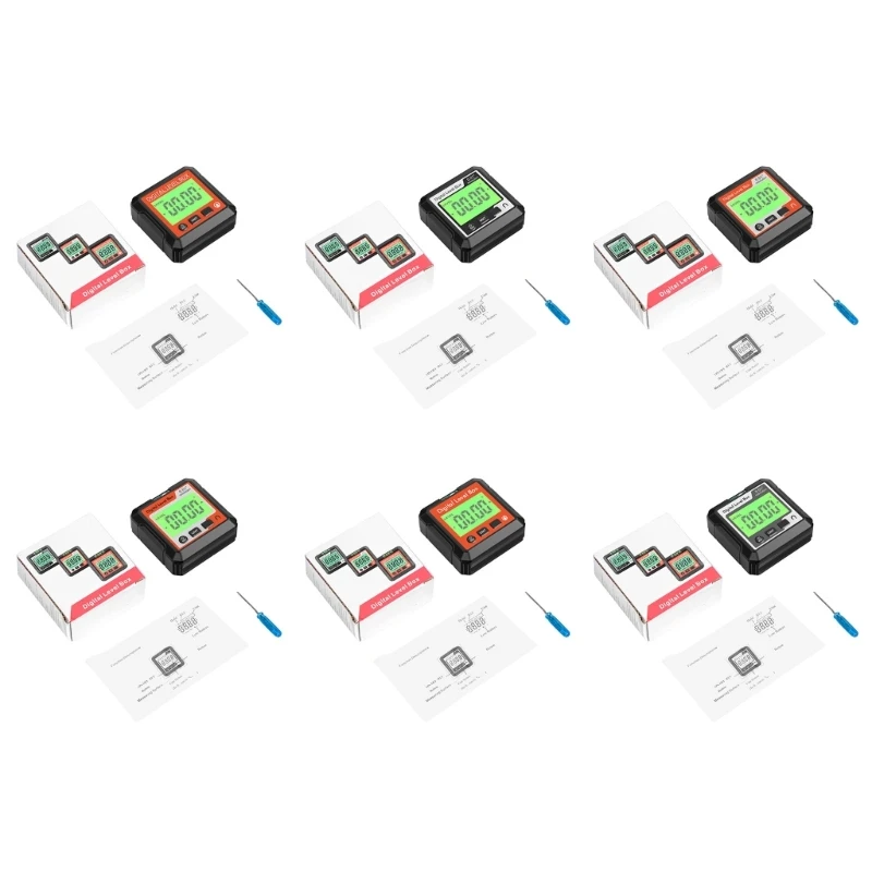 

Upgrades Digital Inclinometer with Strong Magnets Digital Protractors for Secure Conduits Positioning & Angles Checking