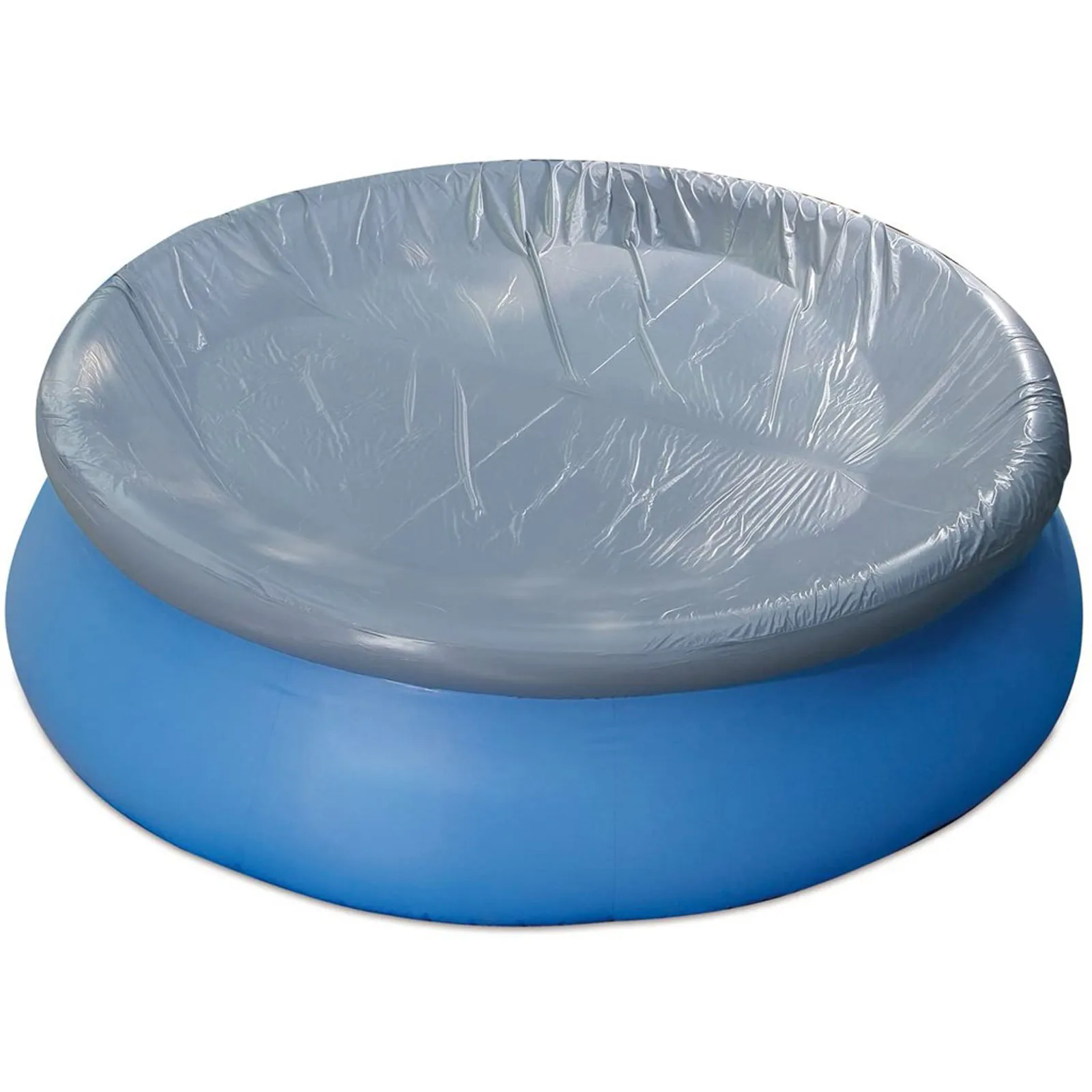 

Round Swimming Pool Cover PE Woven Waterproof Cloth Dust Debris Cover Tarp Inflatable Pool Metal Frame Rectangle Pools Protector