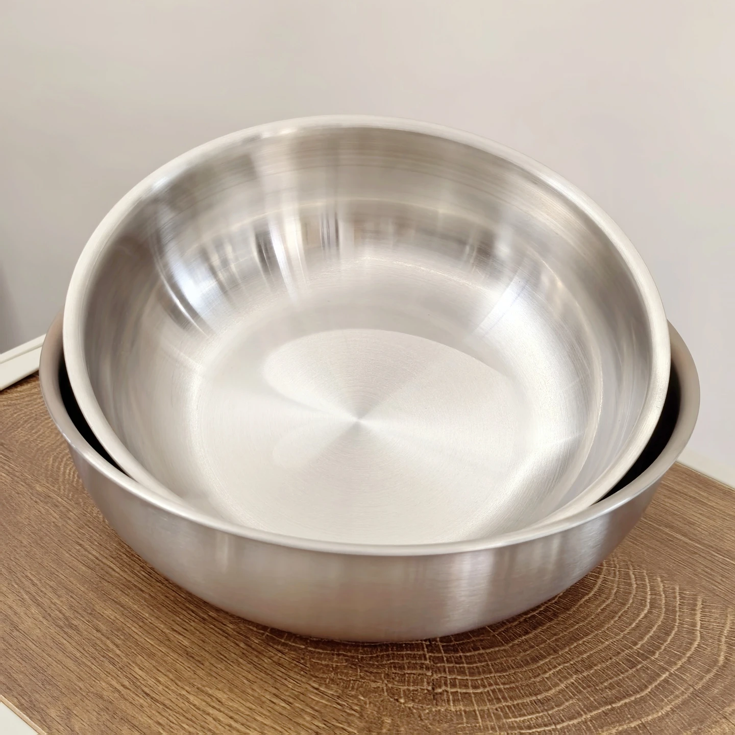 

Vilo 80 Stainl Steel Soup Basin Home Use Pasta Bowl Vegetable Waing Pot Hot Pot Basin Kitchenware round ape Chines...