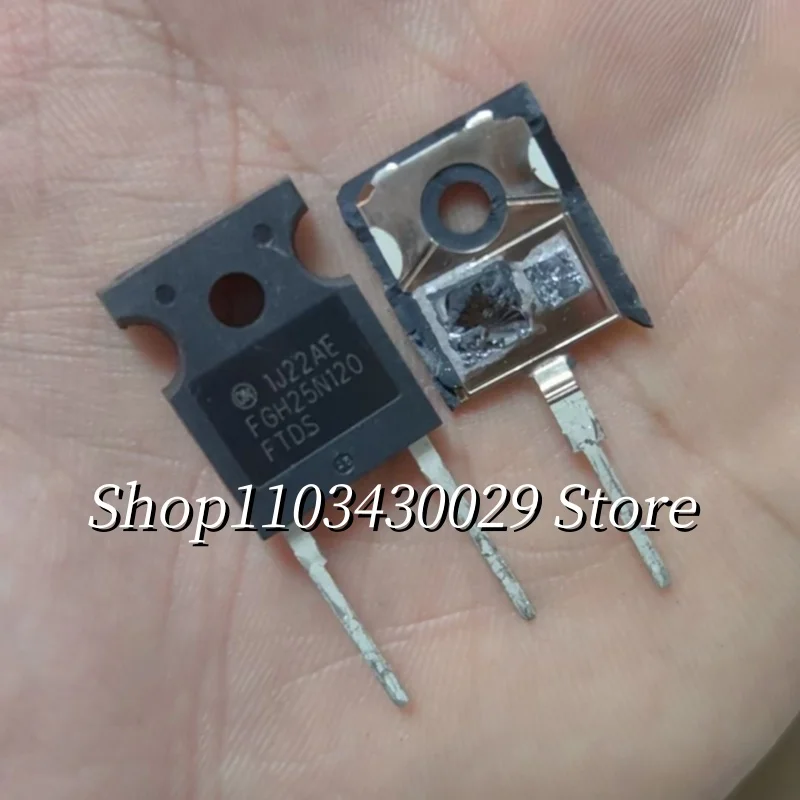 10Pcs Original FGH25N120FTDS TO-247 25A 1200V IGBT Power Tube