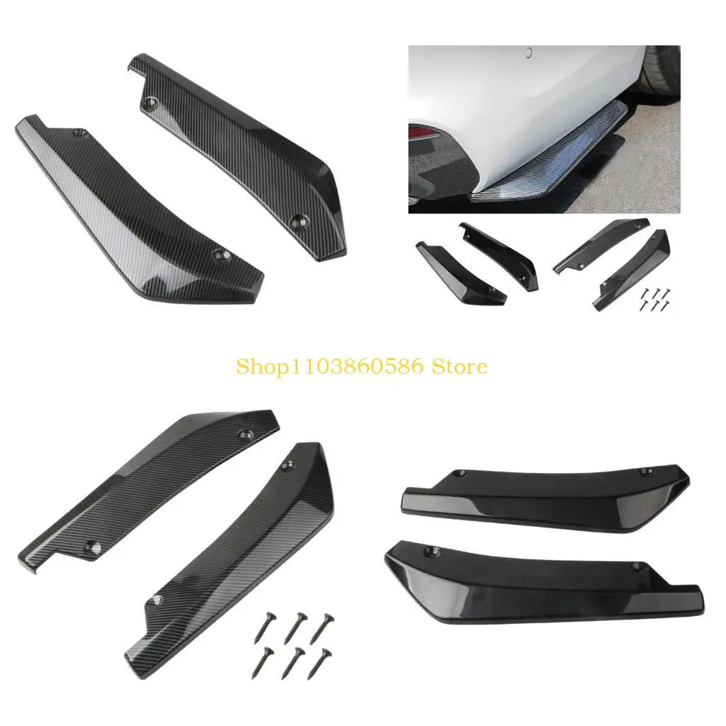 242A Universal Car Rear Bumper Lip Spoiler Diffuser Splitter Rear Spoiler with Screws
