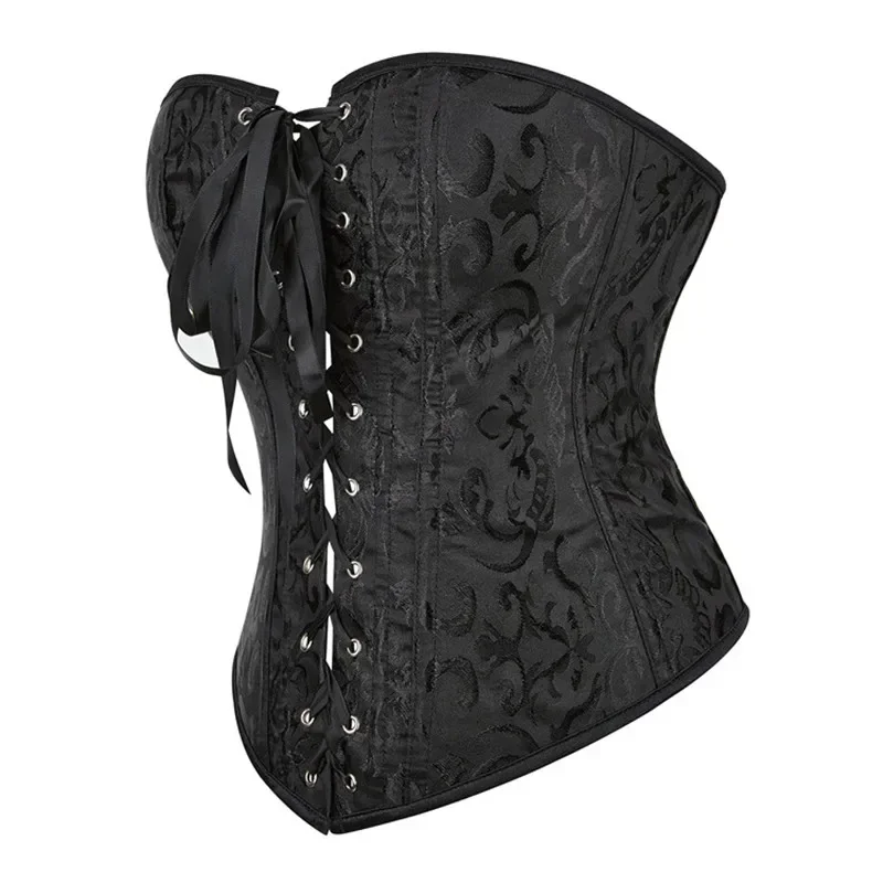 Sexy Gothic Corset Crop Top Women Sexy Bustier