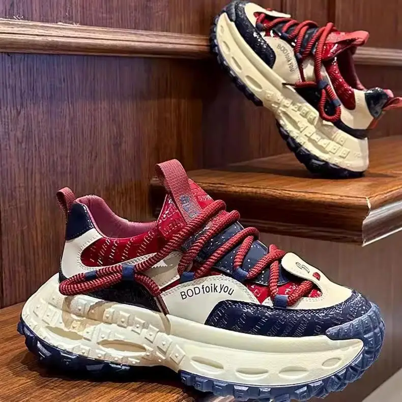 

Mens Tennis Thick Sole Male Sneakers Outdoor Anti Slip Casual Shoes for Men Fashion Classics Chunky Skateboard Zapatillas Hombre