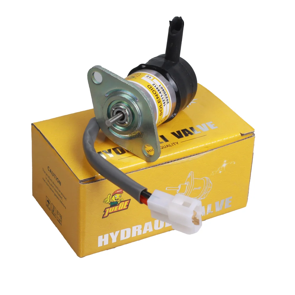 

16271-60012 052600-4151 1627160012 052600-4151 Excavator Stop Solenoid Valve for Kubota