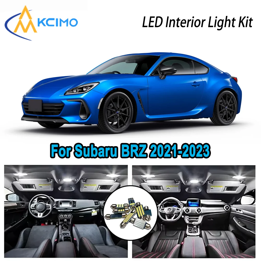 

High-Quality LED Interior Kit for Subaru BRZ 2021-2023 2022 2023 Bright Premium Error-Free Dome Map Trunk Automotive Lamps