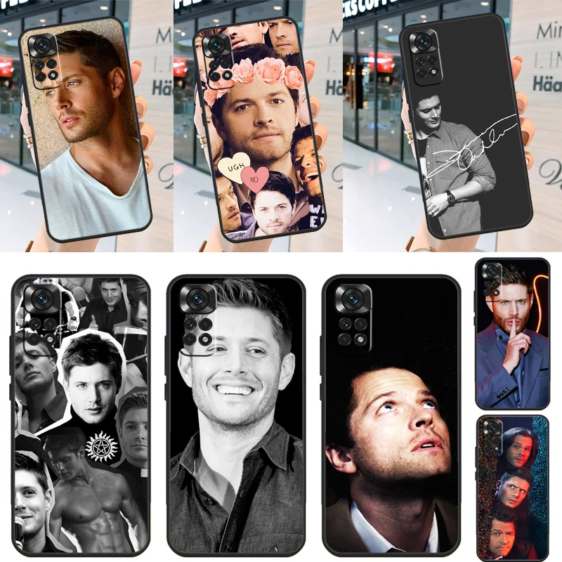 Jensen Ackles Supernatural Case For Xiaomi Redmi Note 12 Pro Plus Turbo 8 9 10 11 Pro 9S 10S 11S 12S 9C 10C 12C Cover