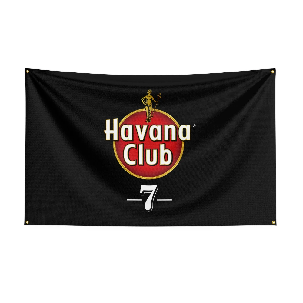 3X5 Havana Clubs Flag Polyester Printed Wine Banner For Decor