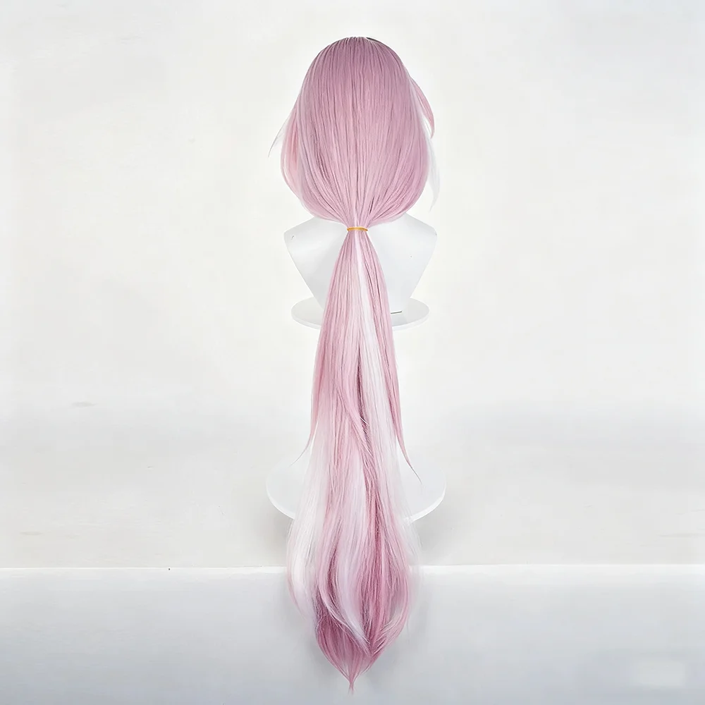 Spiel Honkai Impact 3 Elysia Cosplay Perücke Frauen Lolita Rosa Langes Haar Hitzebeständige Synthetische Perücke Karneval Halloween Prop